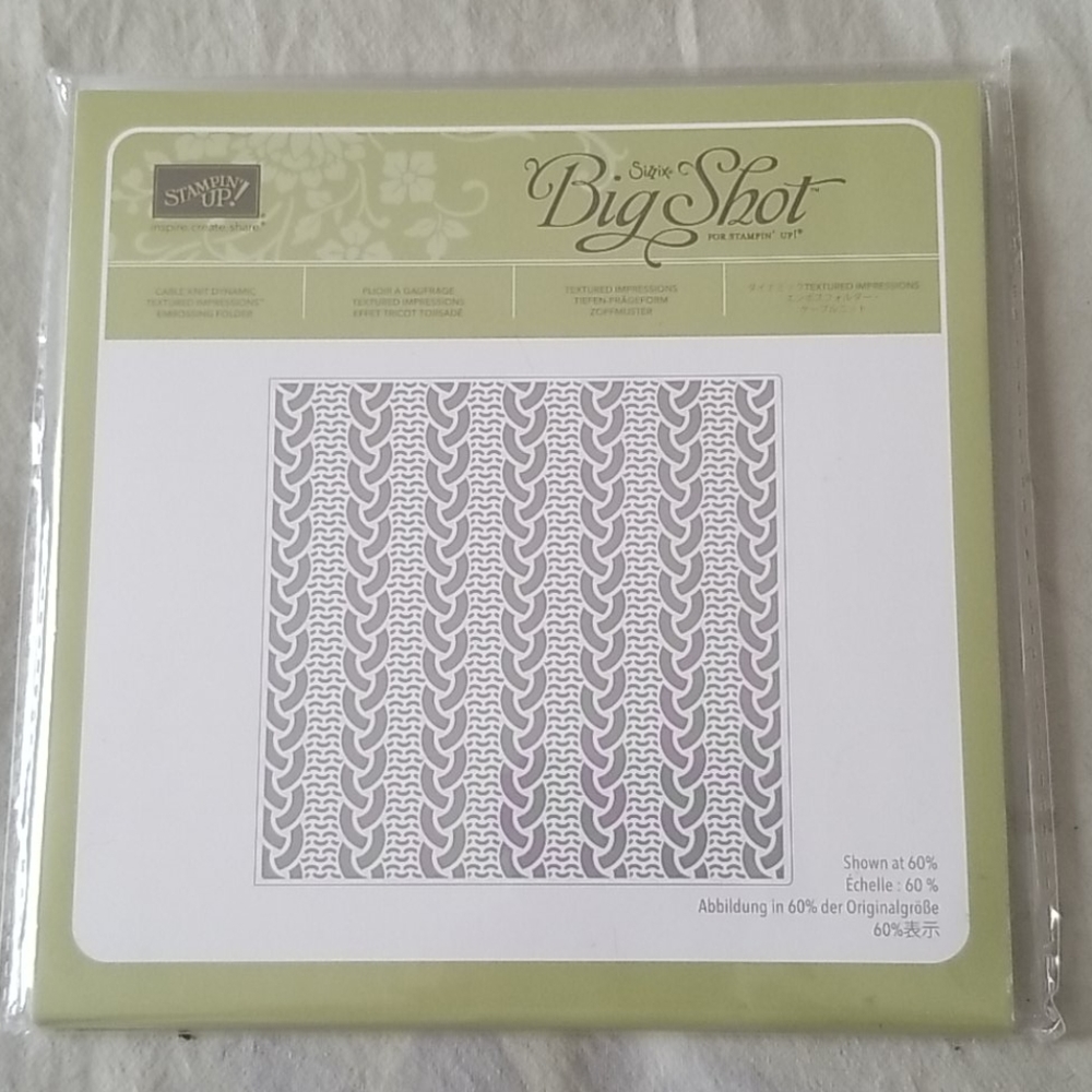 Stampin up embossing folder